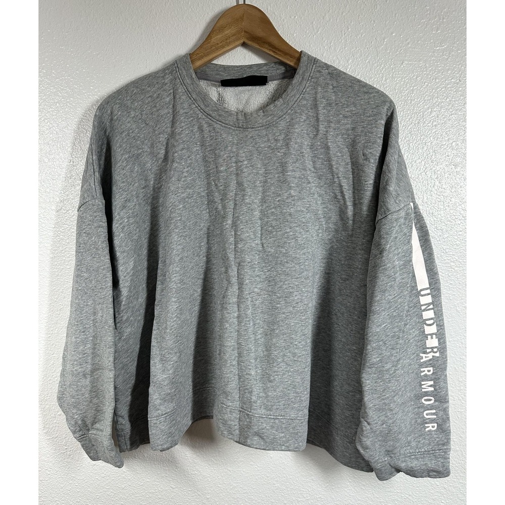 Under Armour Sweater Womens XS Loose Fit Crewneck Long‎ Sleeve Athletic Pullover
